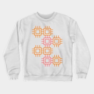 circuit grid Crewneck Sweatshirt